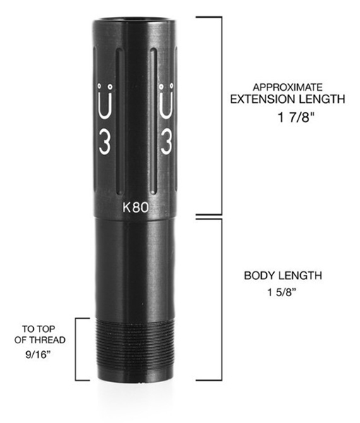Muller KRIEGHOFF 12g Choke Tube (K80) 1Gun
